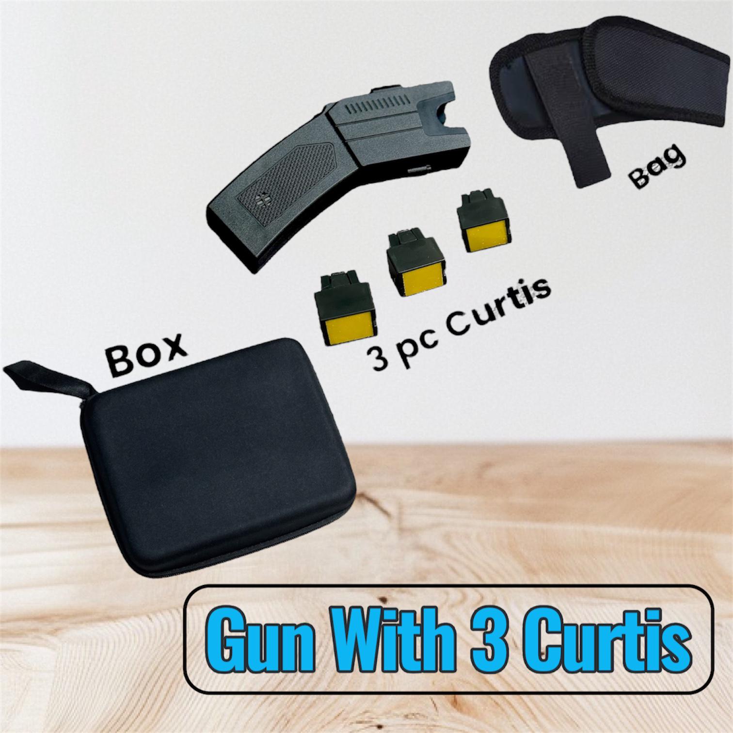 Taser Gun ডিভাইস এর সাথে 3 পিস কাটিস