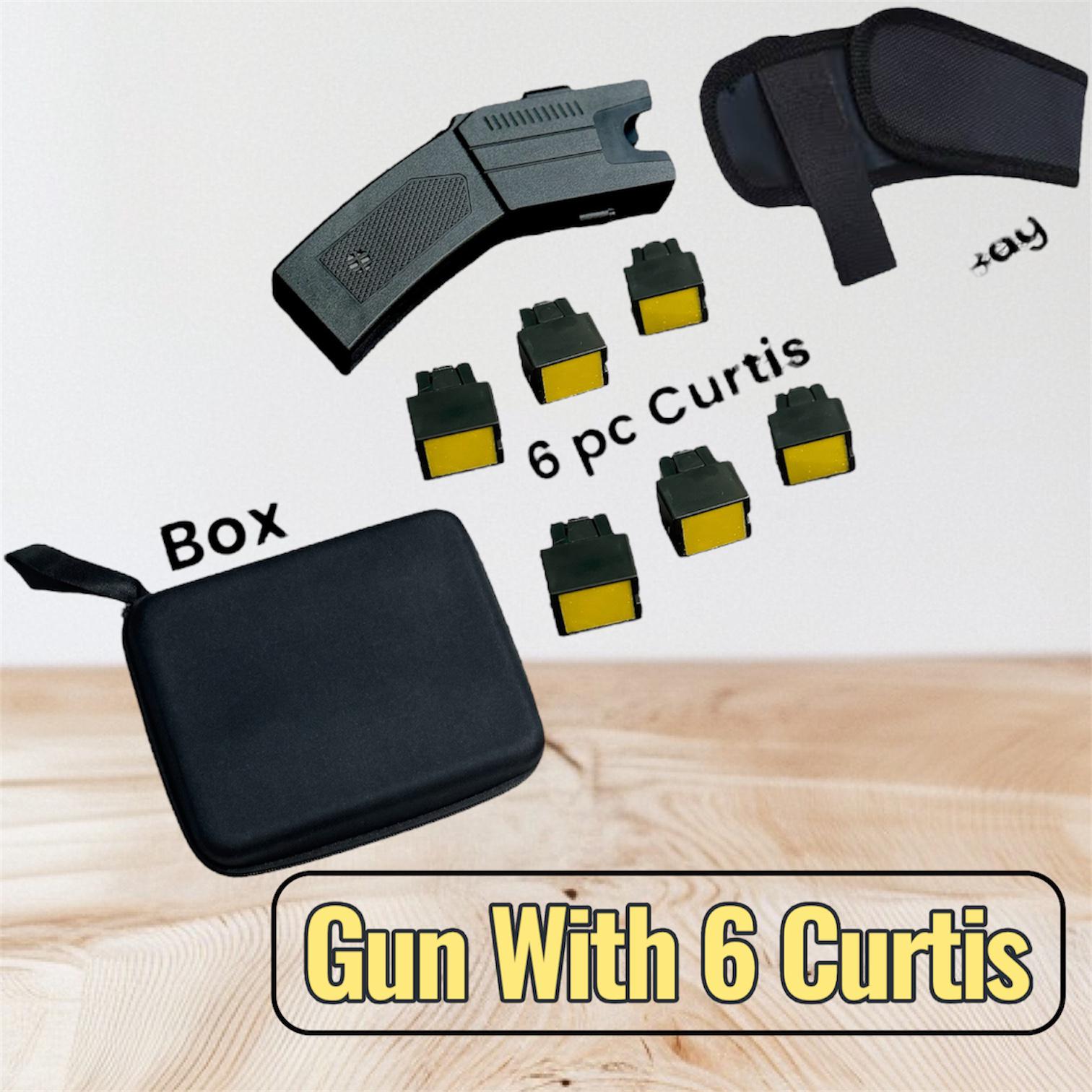 Taser Gun ডিভাইস এর সাথে 6 পিস কাটিস